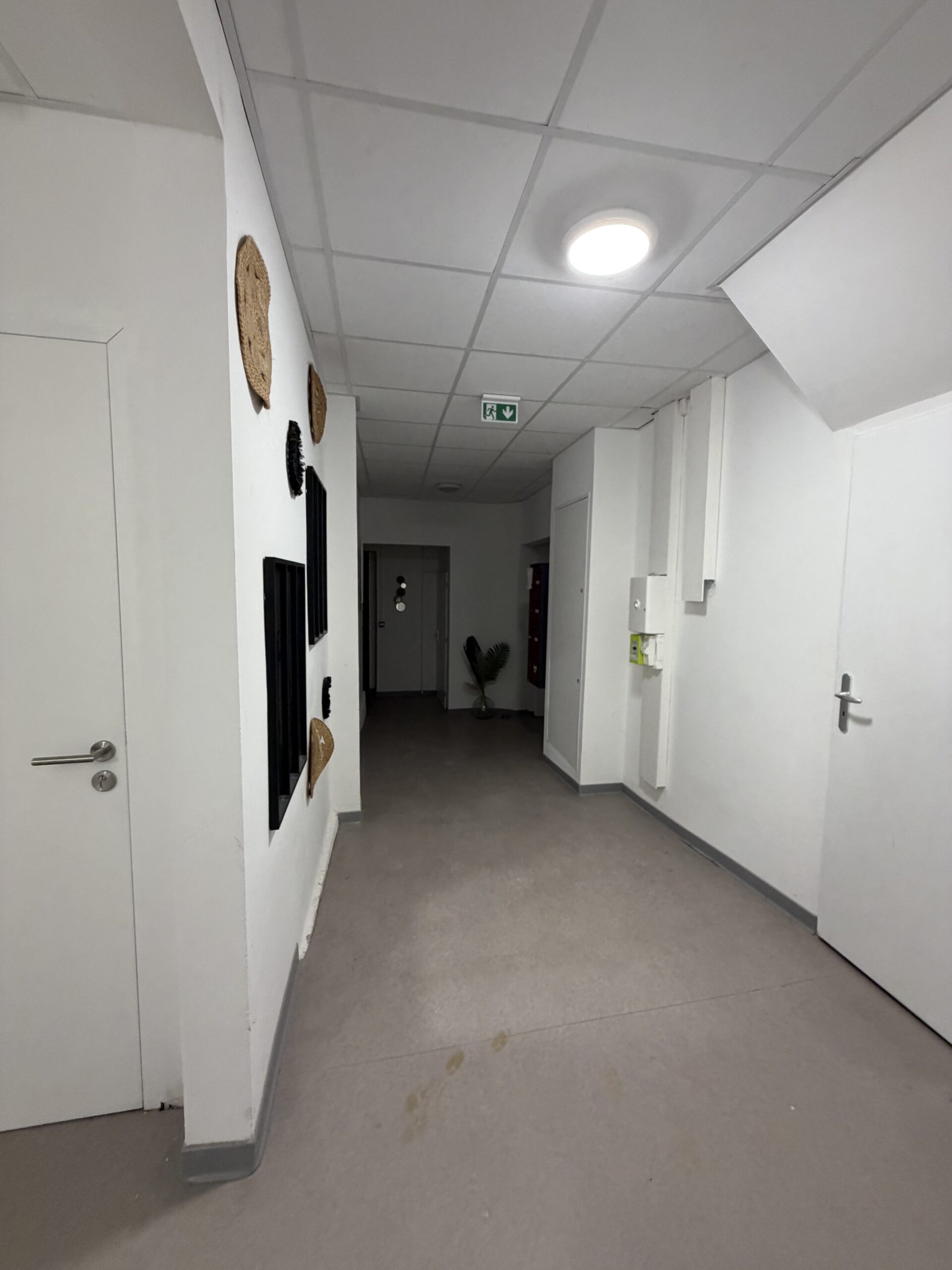 Éclairage à détection et parcours BAES installé par C’ELEK